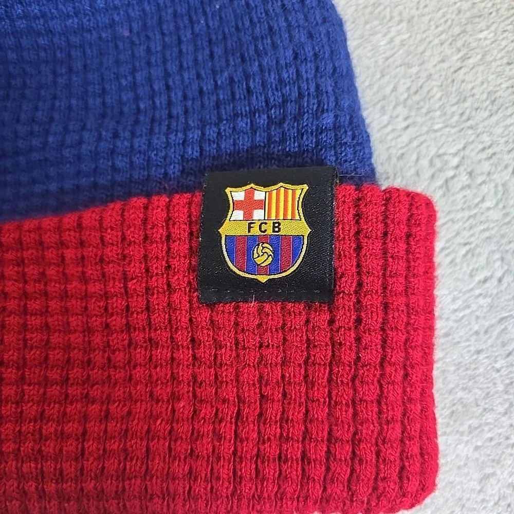 Nike Knit Hat O/S Blue  Barcelona Football Club Socer Sportswear‎ Activewear